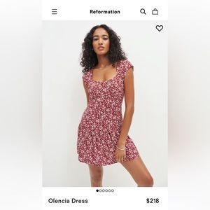 NWT Reformation Olencia Dress Size 2